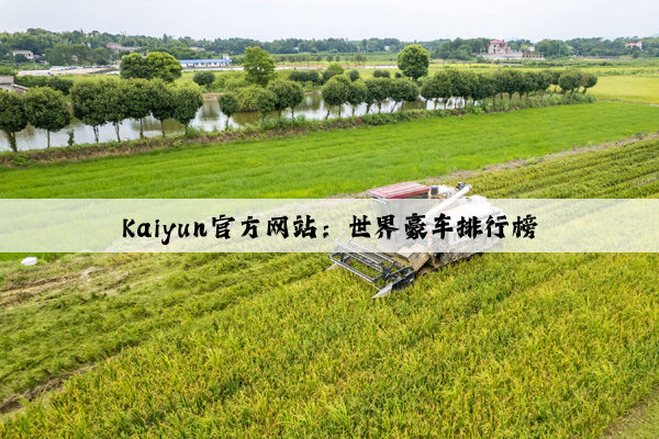 Kaiyun官方网站：世界豪车排行榜